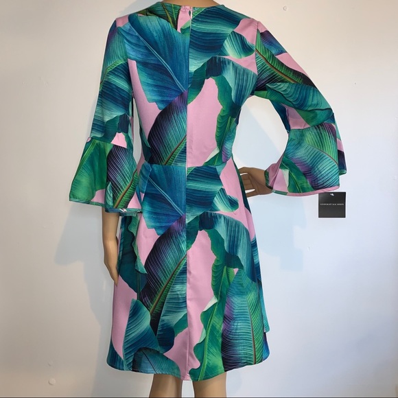 Goodnight Macaroon Trinity Palm Tree Print Dress - Picture 3 of 7